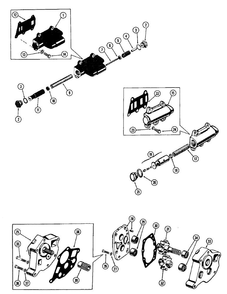Схема запчастей Case W9A - (100) - A16780 PRESSURE REGULATOR VALVE, USED TRANS. SN. 21354 & AFTER (06) - POWER TRAIN