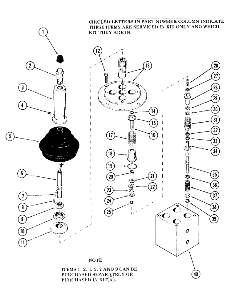 Схема запчастей Case 120 - (249) - MODULATOR HAND CONTROL VALVE (35) - HYDRAULIC SYSTEMS