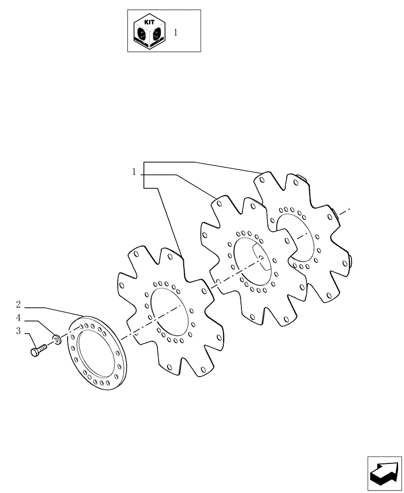 Схема запчастей Case TX742 - (1.28.A[16]) - TRANSMISSION - COMPONENTS (21) - TRANSMISSION