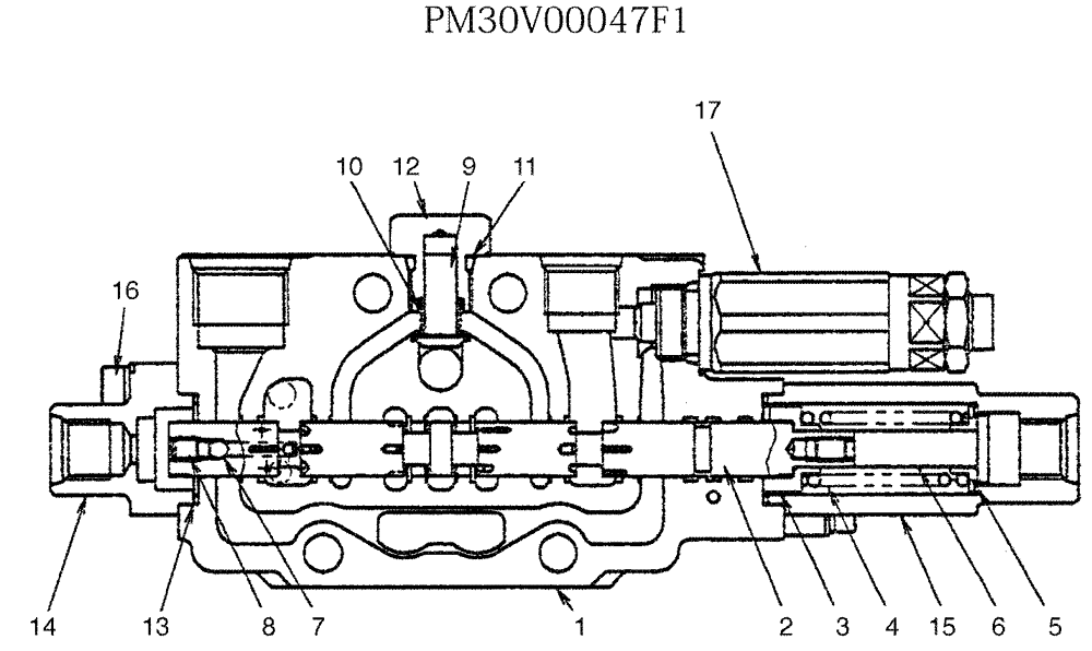 Схема запчастей Case CX27B - (07-009) - VALVE ASSY, CONTROL (BOOM) (35) - HYDRAULIC SYSTEMS