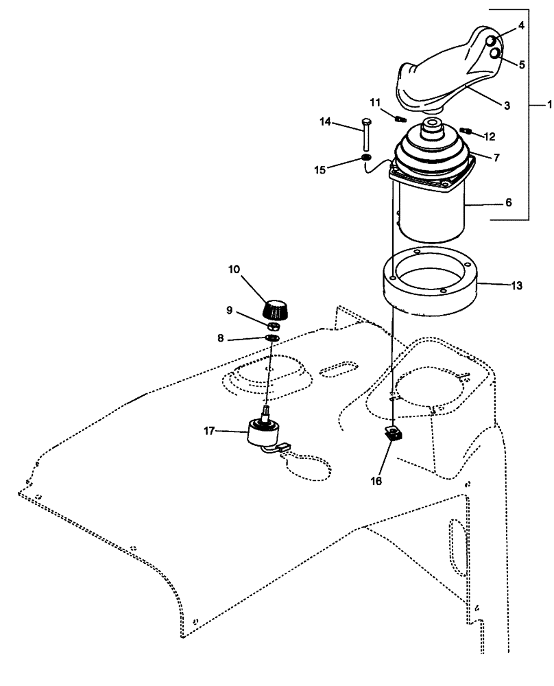 Схема запчастей Case 650L - (29.212.08) - CONTROLS, FORWARD AND REVERSE (29) - HYDROSTATIC DRIVE