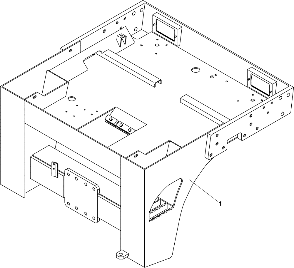 Схема запчастей Case DV201 - (12-60/12[01]) - SIDE FRAMES - REAR (12) - Chassis/Attachments