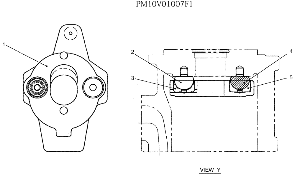 Схема запчастей Case CX27B - (07-025) - BLOCK ASSY (35) - HYDRAULIC SYSTEMS