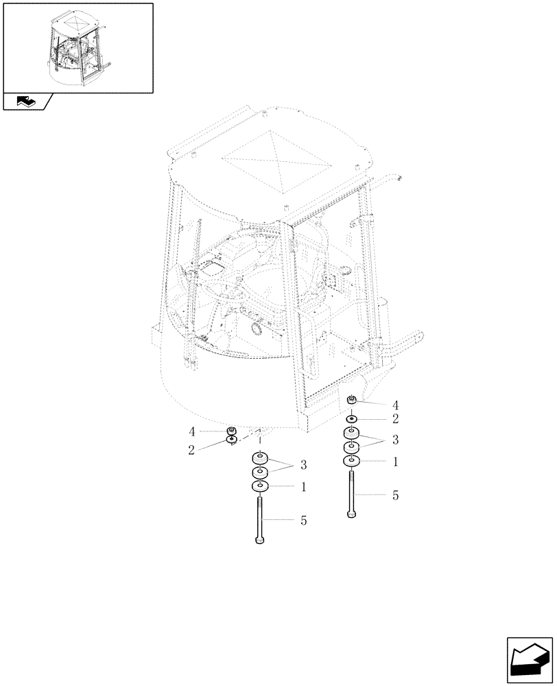 Схема запчастей Case 221E - (1.92.1) - CAB: MODULE ASSEMBLY (10) - OPERATORS PLATFORM