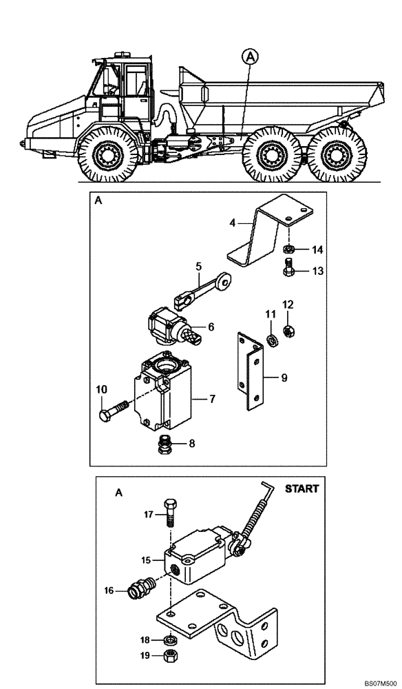 Схема запчастей Case 325 - (6.720[02A]) - ELECTRICAL COMPONENTS - SWITCH ASSYS (87620689) (13) - Electrical System / Decals