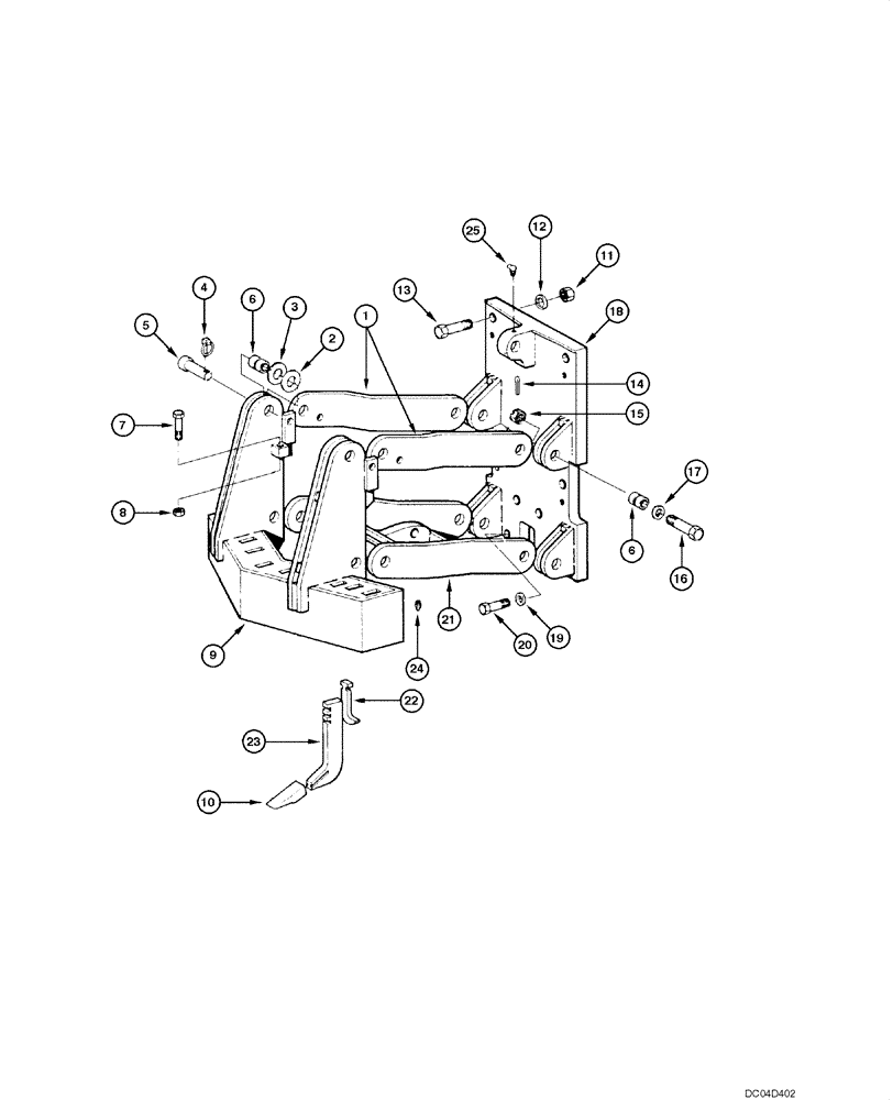 Схема запчастей Case 865 - (09.19[00]) - SCARIFIER - ASSEMBLY (09) - CHASSIS