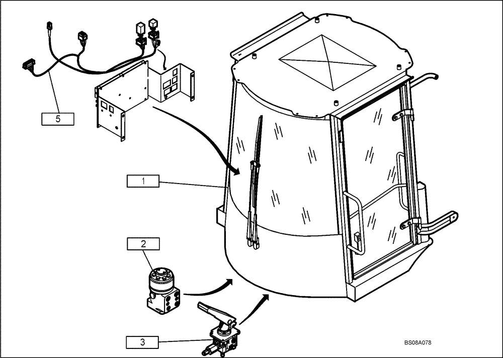 Схема запчастей Case 321D - (34.006[2988760000]) - CAB AIR CONDITION (50) - CAB CLIMATE CONTROL