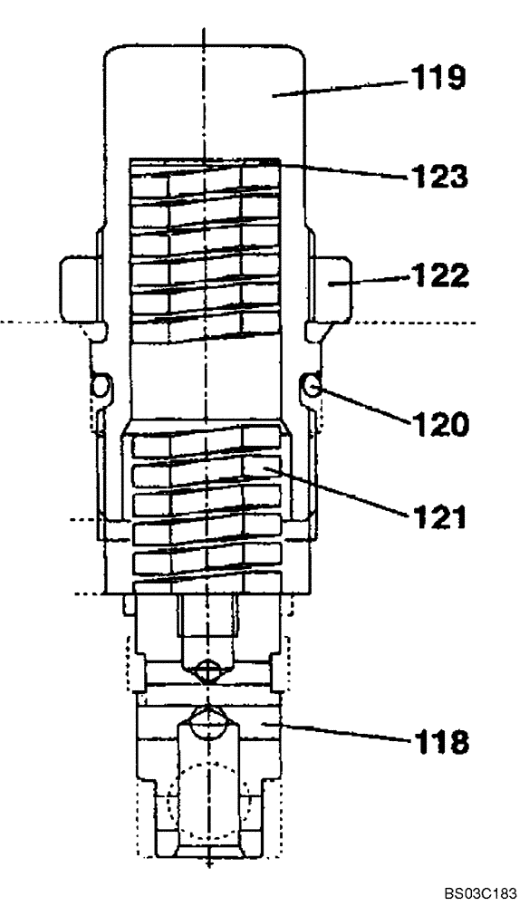 Схема запчастей Case CX80 - (08-61) - PUMP ASSY, HYDRAULIC - REGULATOR (08) - HYDRAULICS