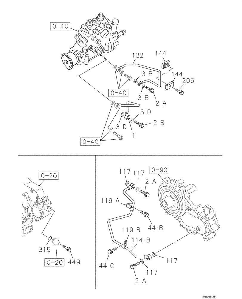 Схема запчастей Case CX800 - (02-052-01[01]) - OIL CIRCUIT (02) - ENGINE