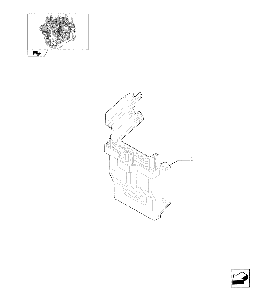 Схема запчастей Case 21E - (0.96.9) - MONITORING ELECTRICAL ACCESSORIES (06) - ELECTRICAL SYSTEMS