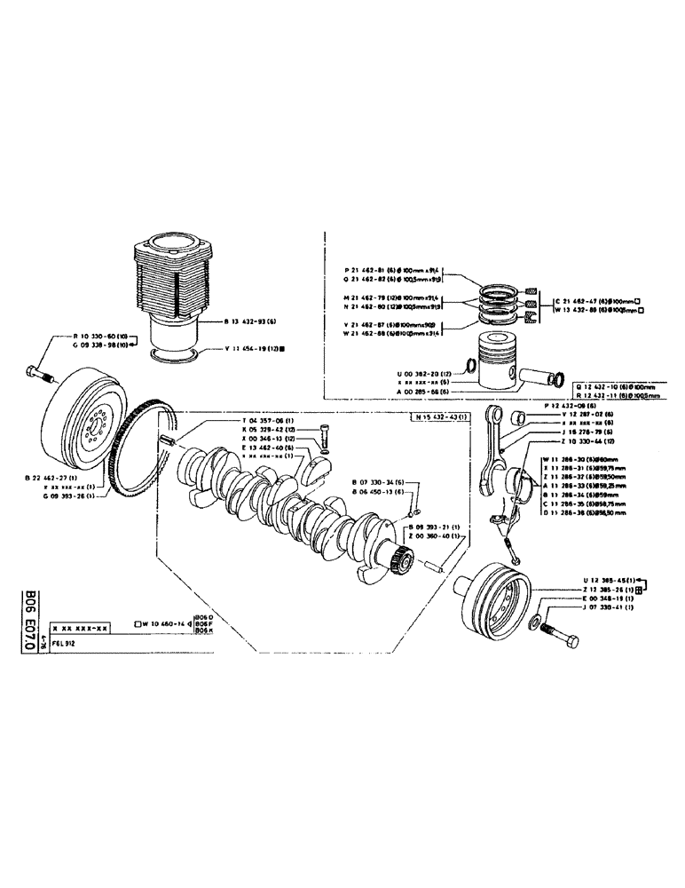 Схема запчастей Case 90CL - (035) - NO DESCRIPTION PROVIDED (01) - ENGINE