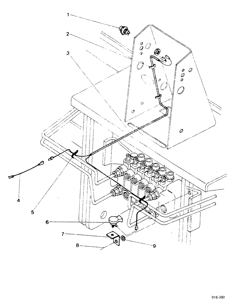 Схема запчастей Case 580F - (408) - ELECTRIC HORN, SIDE SHIFT BACKHOE, SWEDEN (55) - ELECTRICAL SYSTEMS