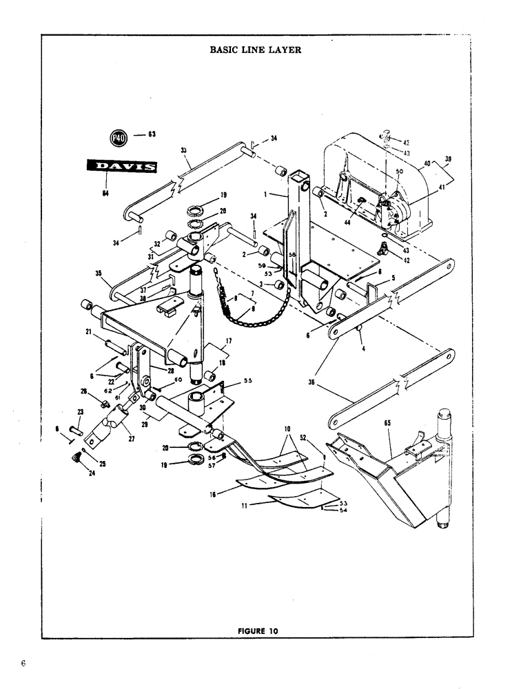 Схема запчастей Case P-40 - (06) - BASIC LINE LAYER 