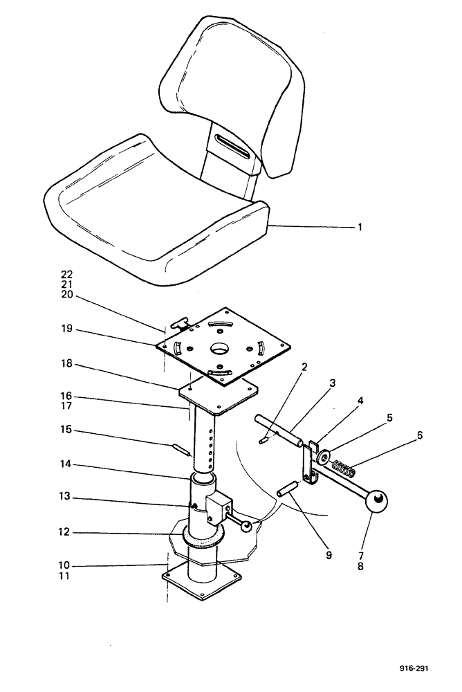 Схема запчастей Case 580F - (324) - SEATS AND POSTS, NOT FOR SWEDEN (90) - PLATFORM, CAB, BODYWORK AND DECALS
