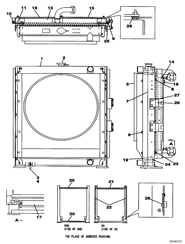 Схема запчастей Case CX210N - (02-05B) - KRH1630 RADIATOR ASSY - P.I.N. DAC0721753 - (02) - ENGINE