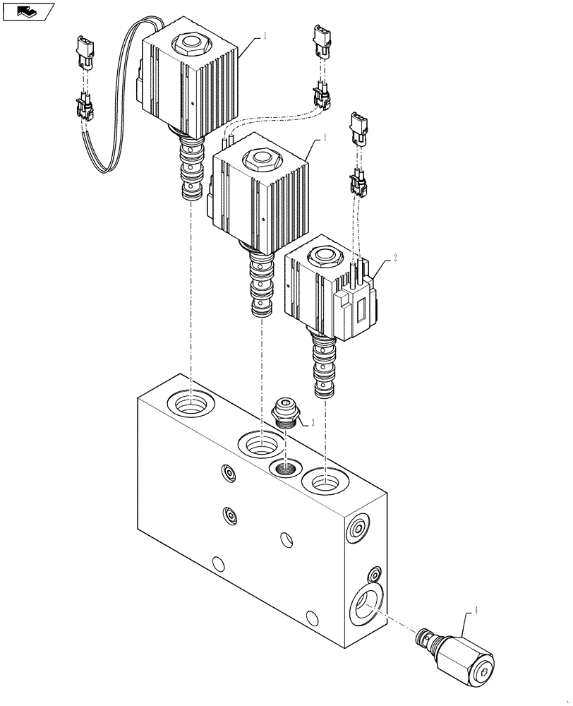 Схема запчастей Case 590SN - (35.726.12[04]) - VALVE, DUAL COUPLER - LOADER TOOL AND BACKHOE (580SN, 580SN WT, 590SN) (35) - HYDRAULIC SYSTEMS