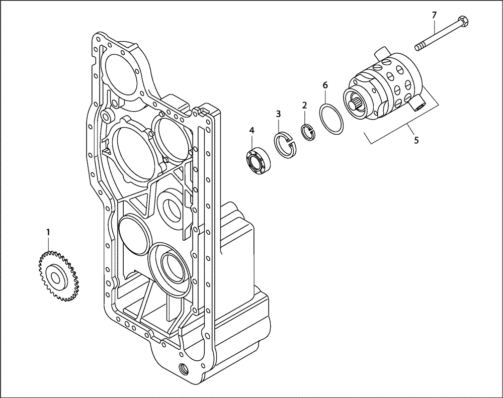 Схема запчастей Case 327B - (18A00000986[001]) - STEERING PUMP (87450722) (03) - Converter / Transmission
