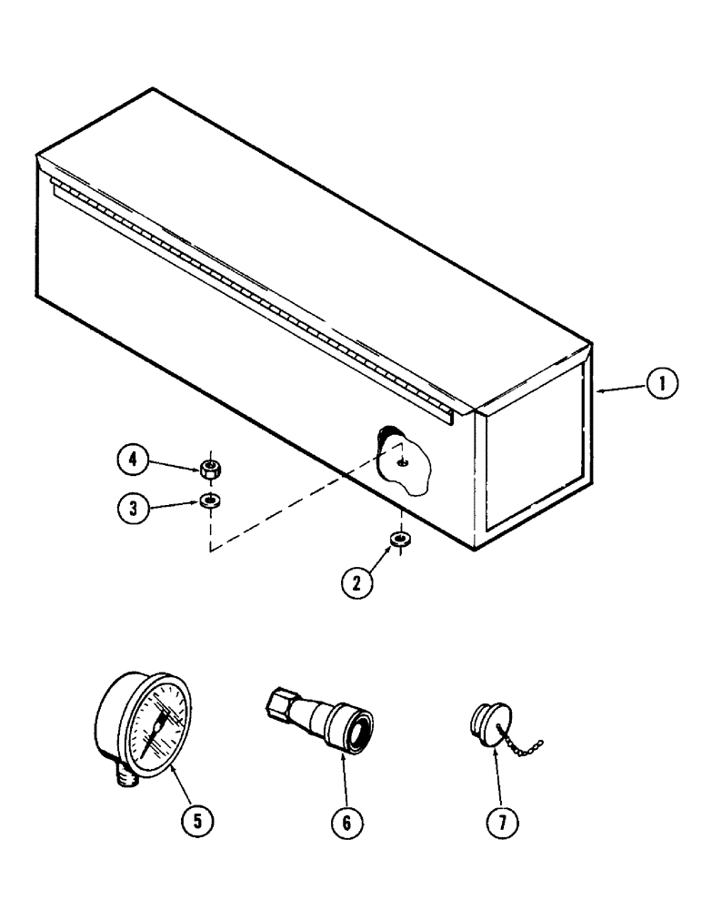 Схема запчастей Case 880 - (304) - MISCELLANEOUS ACCESSORIES (18) - ATTACHMENT ACCESSORIES