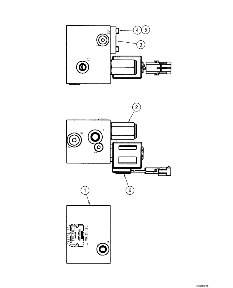 Схема запчастей Case 570NXT - (37.100.AC[02]) - CONTROL VALVE (37) - HITCHES, DRAWBARS & IMPLEMENT COUPLINGS