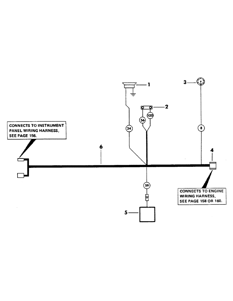 Схема запчастей Case 40YC - (157A) - TURNTABLE WIRING HARNESS AND ELECTRICAL COMPONENTS (06) - ELECTRICAL SYSTEMS