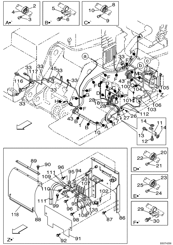 Схема запчастей Case CX800 - (04-001-00[01]) - CHASSIS ELECTRICAL CIRCUIT (04) - ELECTRICAL SYSTEMS
