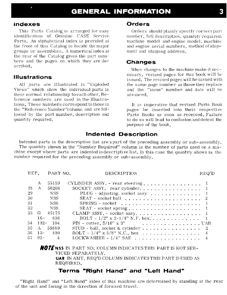 Схема запчастей Case W5 - (003) - GENERAL INFORMATION (00) - PICTORIAL INDEX