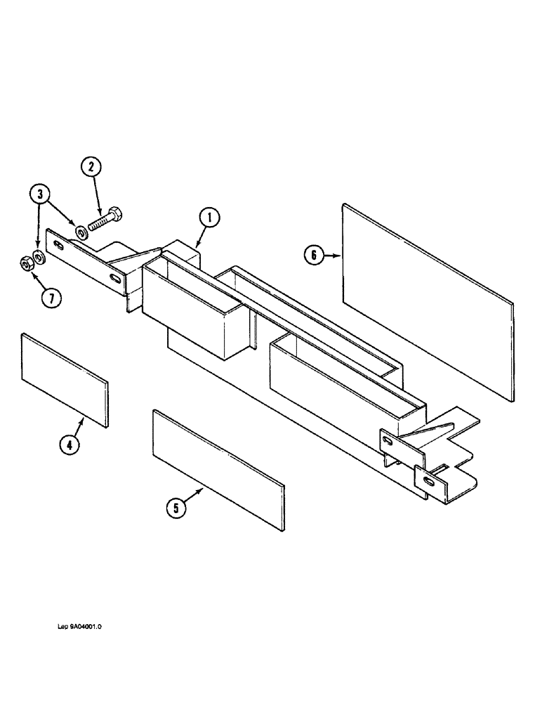 Схема запчастей Case 1088 - (9A-12) - ENGINE INSULATOR, P.I.N. FROM 20214 AND AFTER, P.I.N. FROM 106906 AND AFTER (09) - CHASSIS/ATTACHMENTS