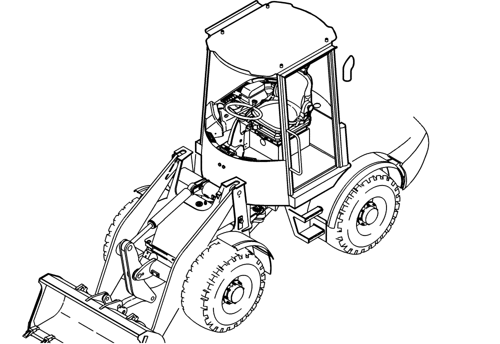 Схема запчастей Case 321D - (34.003[2988759000]) - OPERATORS CAB ASSEMBLY SET AIR CONDITION (90) - PLATFORM, CAB, BODYWORK AND DECALS