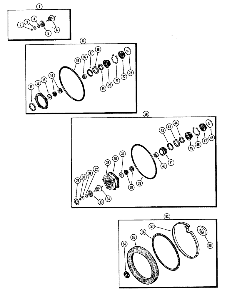 Схема запчастей Case W10 - (130) - HYDROVAC CYLINDER, REPAIR KITS, POPPET KIT (07) - BRAKES