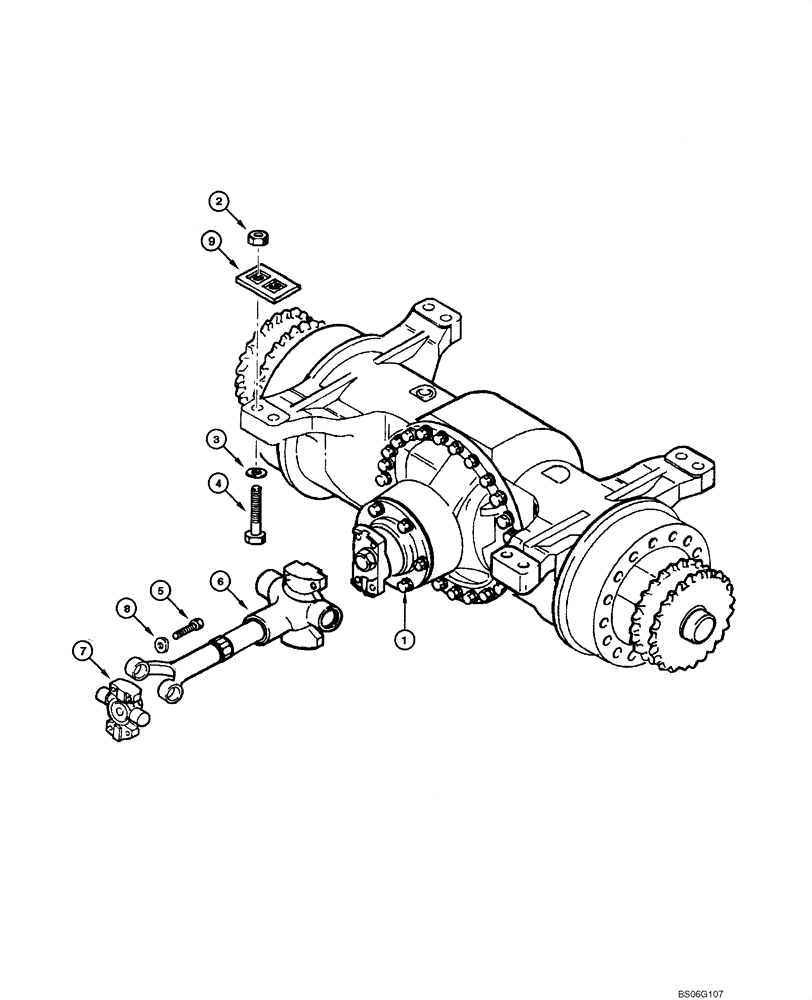 Схема запчастей Case 865 - (06.31[00]) - REAR AXLE CLARK - ASSEMBLY (06) - POWER TRAIN