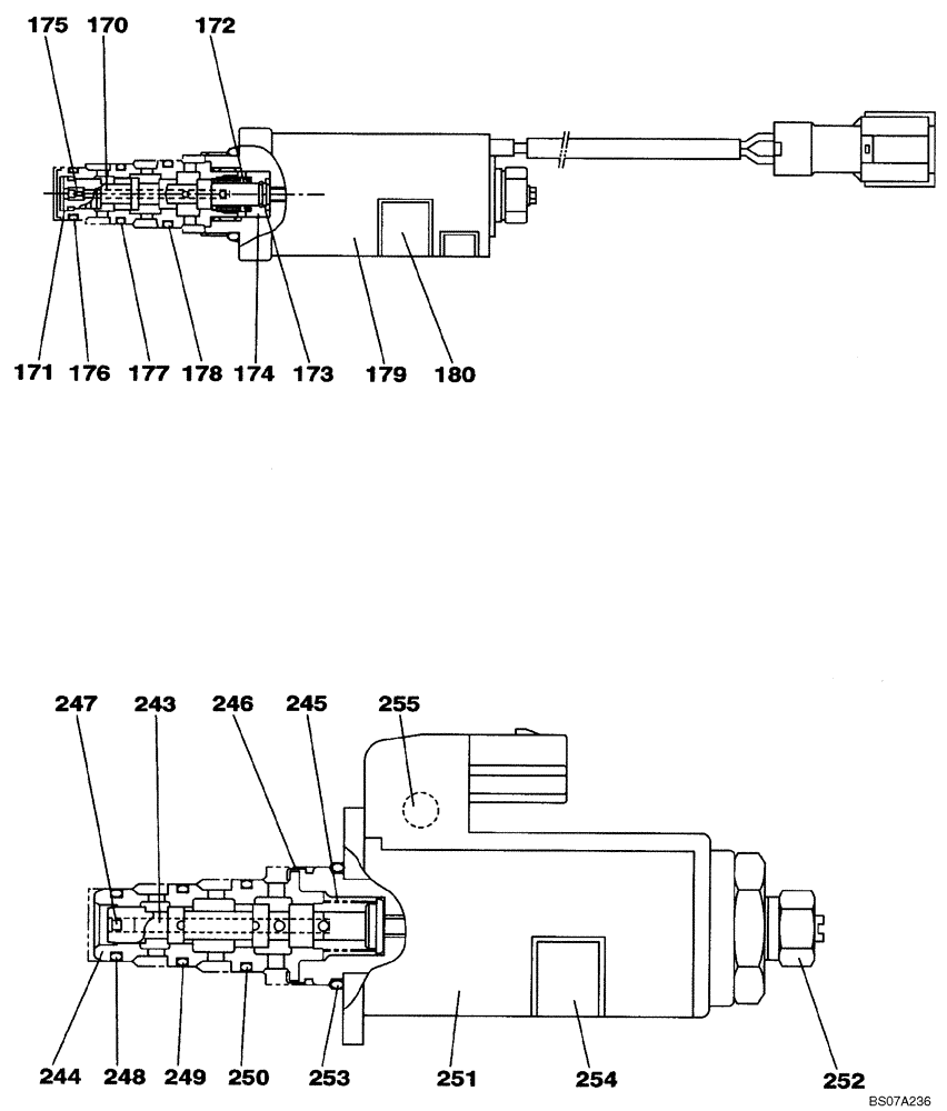 Схема запчастей Case CX160B - (08-94) - KLJ10610 PUMP ASSY, HYDRAULIC - VALVE ASSY (08) - HYDRAULICS