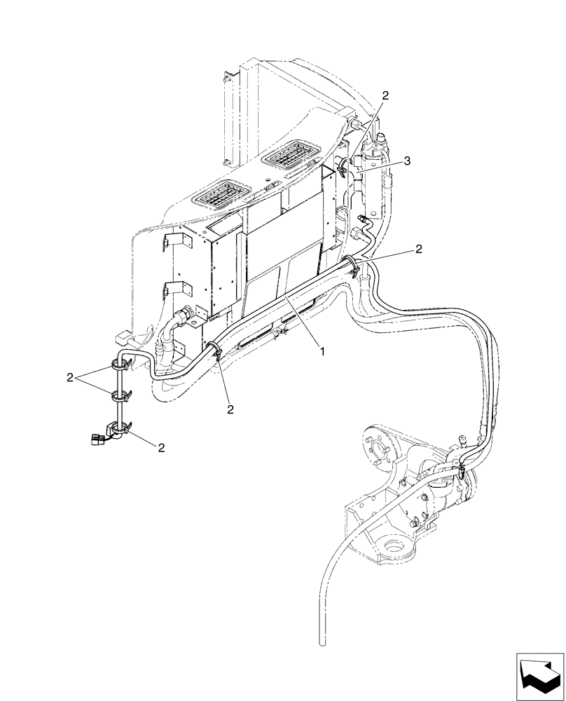 Схема запчастей Case CX50B - (01-081) - HARNESS ASSY, COOLER (55) - ELECTRICAL SYSTEMS