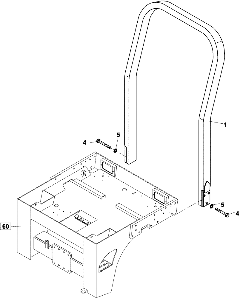 Схема запчастей Case DV201 - (12-575/12[01]) - FRAME ROPS (12) - Chassis/Attachments