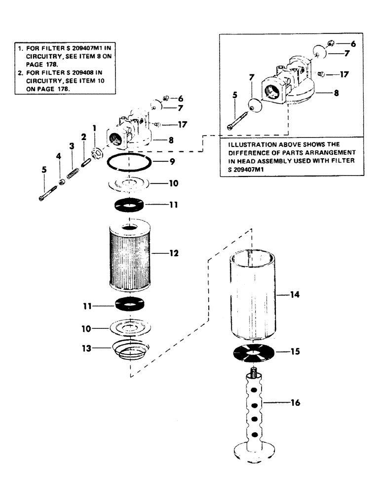 Схема запчастей Case 40BLC - (240) - HYDRAULIC OIL FILTERS (07) - HYDRAULIC SYSTEM