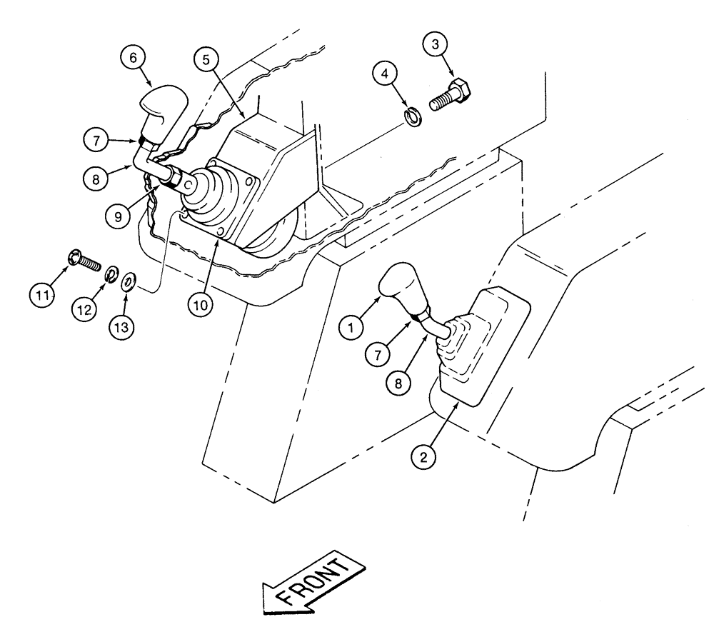 Схема запчастей Case 9060 - (8-024) - HYDRAULIC CONTROL CIRCUIT, REMOTE CONTROL LEVERS, CONTROLLERS AND MOUNTING (08) - HYDRAULICS