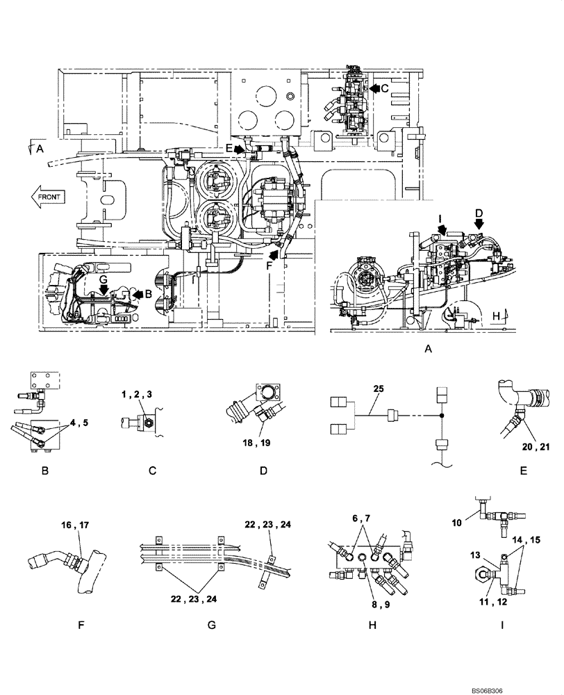 Схема запчастей Case CX700 - (08-095-00[01]) - HYDRAULIC CIRCUIT - PLUG, BLANK-OFF (3-WAY - SMALL FLOW) (08) - HYDRAULICS
