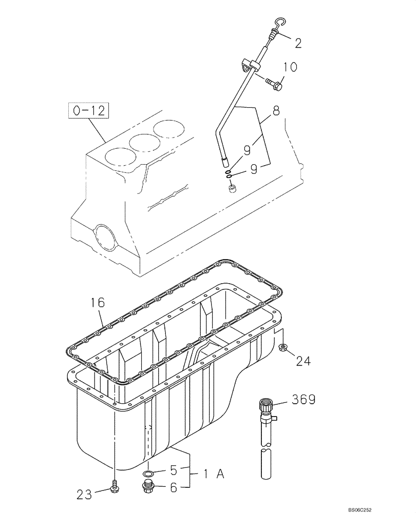 Схема запчастей Case CX330 - (02-013-01[01]) - OIL PAN (02) - ENGINE