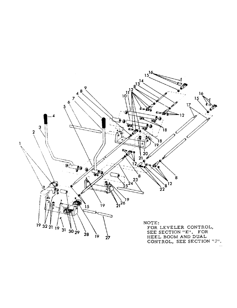 Схема запчастей Case 40EC - (D06) - FUNCTION CONTROLS, (CROWD, HOIST, SWING AND TOOL), (USED (05) - UPPERSTRUCTURE CHASSIS