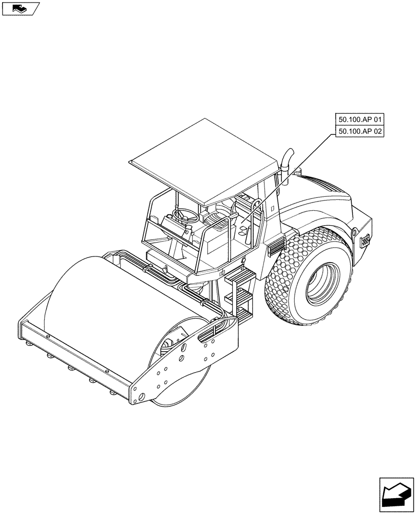 Схема запчастей Case SV211 - (50.000.00) - SECTION INDEX - CAB CLIMATE CONTROL (50) - CAB CLIMATE CONTROL