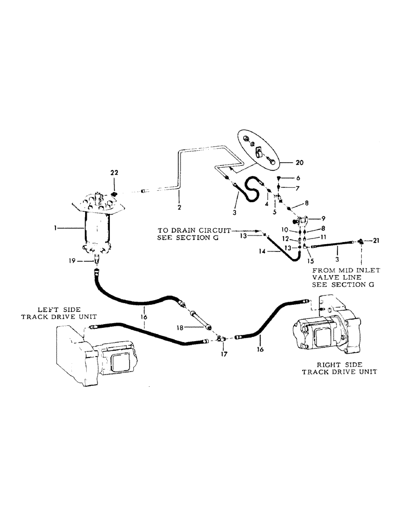 Схема запчастей Case 30YC - (E06) - TRACK BRAKE HYDRAULICS (07) - HYDRAULIC SYSTEM