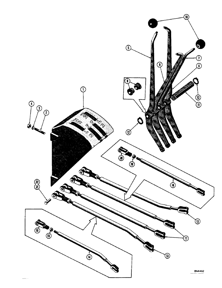 Схема запчастей Case 800 - (108) - CONTROL TOWER (05) - UPPERSTRUCTURE CHASSIS
