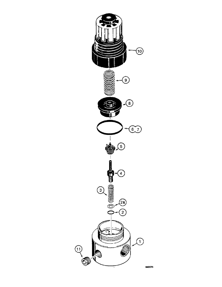 Схема запчастей Case W36 - (7-366) - L112300 AND L72409 PRESSURE REDUCING VALVES - BRAKE, L78650N PRESSURE REDUCING VALVE - AIR ASSIST (07) - BRAKES