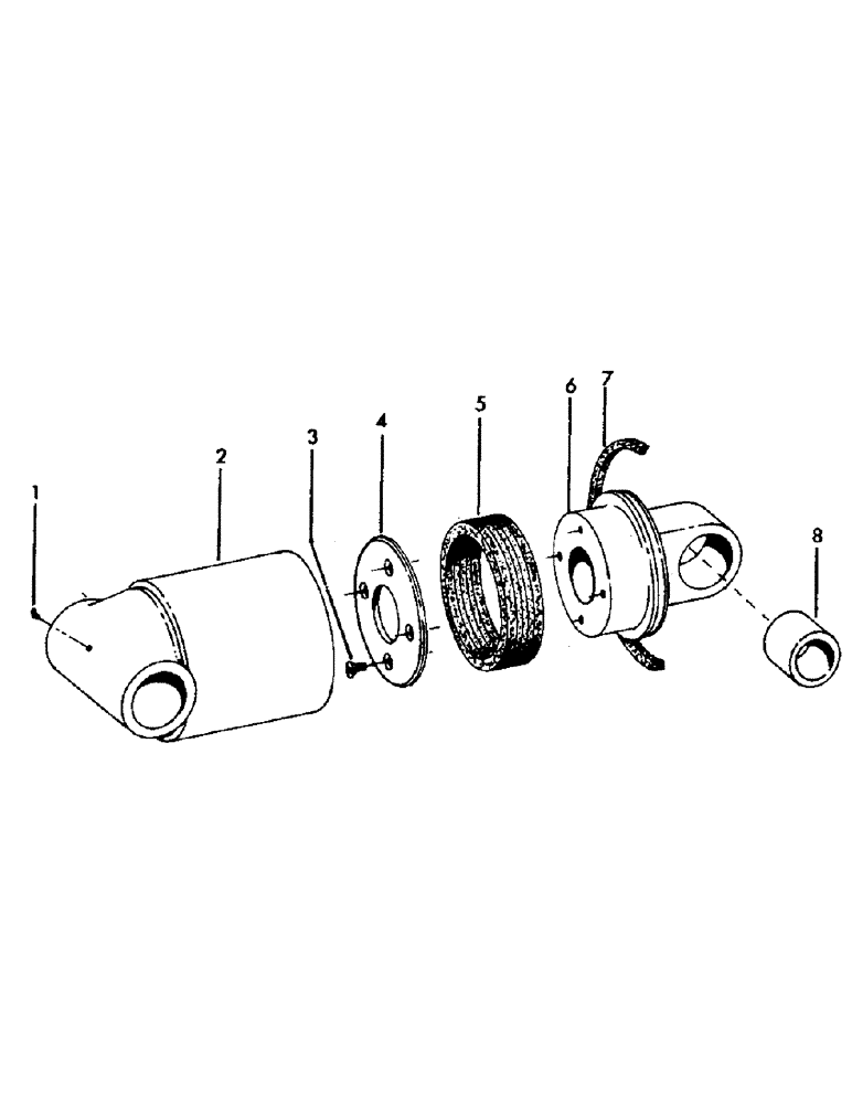 Схема запчастей Case 40EC - (H06) - LEVELER CYLINDER, 52773M2 - 6-1/2" ID X 4.20 STROKE, 56810 (07) - HYDRAULIC SYSTEM