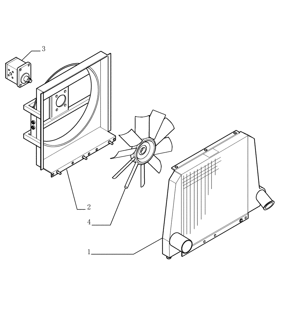Схема запчастей Case 1850K - (0.505[04]) - ENGINE - RELATED PARTS - COMPONENTS (01) - ENGINE