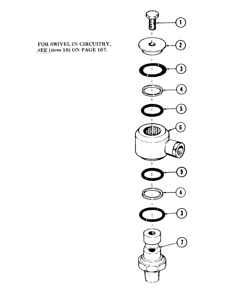 Схема запчастей Case 120 - (241) - HYDRAULIC SERVICE SWIVEL (35) - HYDRAULIC SYSTEMS