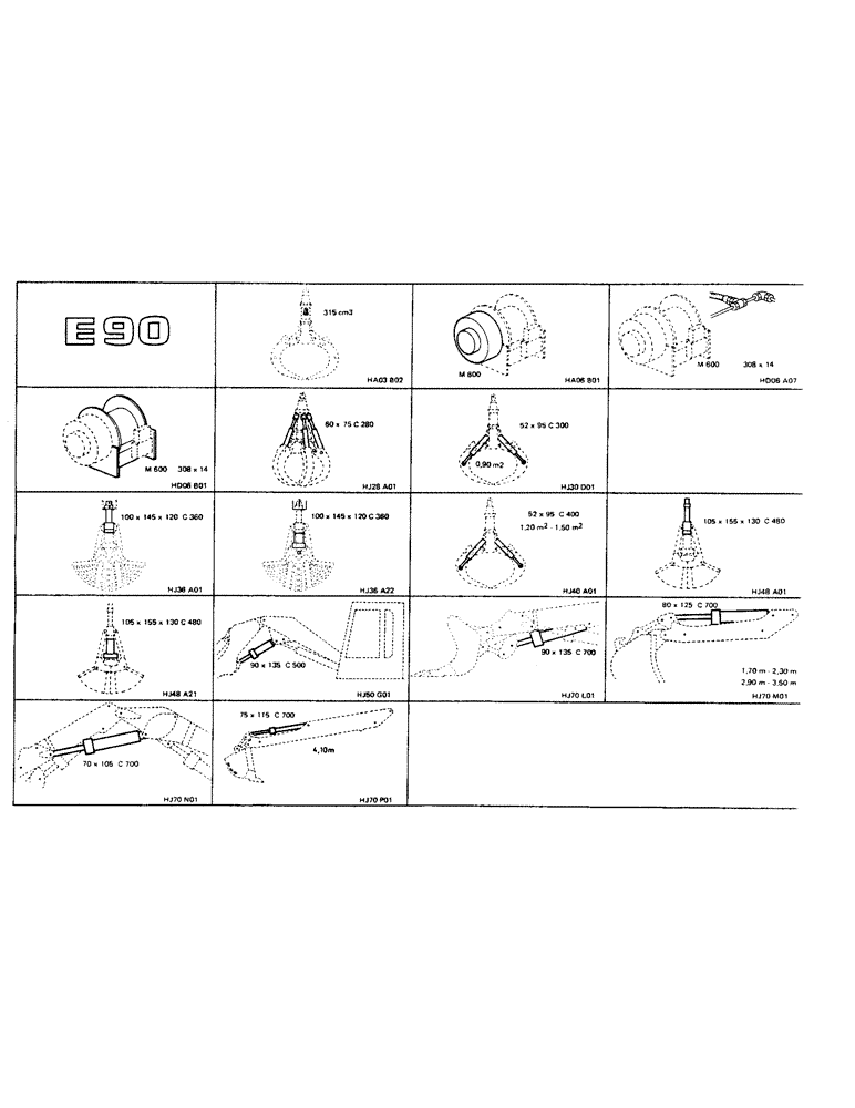 Схема запчастей Case 90CL - (001YY) - PICTORIAL (00) - PICTORIAL INDEX