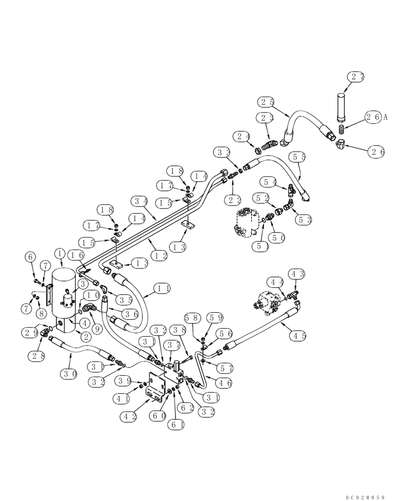 Схема запчастей Case 821C - (05-06) - HYDRAULICS - STEERING, AUXILIARY (Dec 21 2009 4:57PM) (05) - STEERING