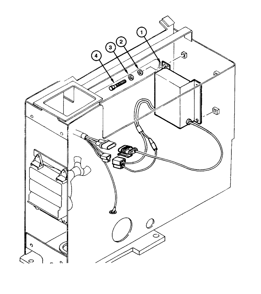 Схема запчастей Case 885 - (04.15[00]) - ELECTRIC SYSTEM - VOLTAGE CONVERTER (04) - ELECTRICAL SYSTEMS
