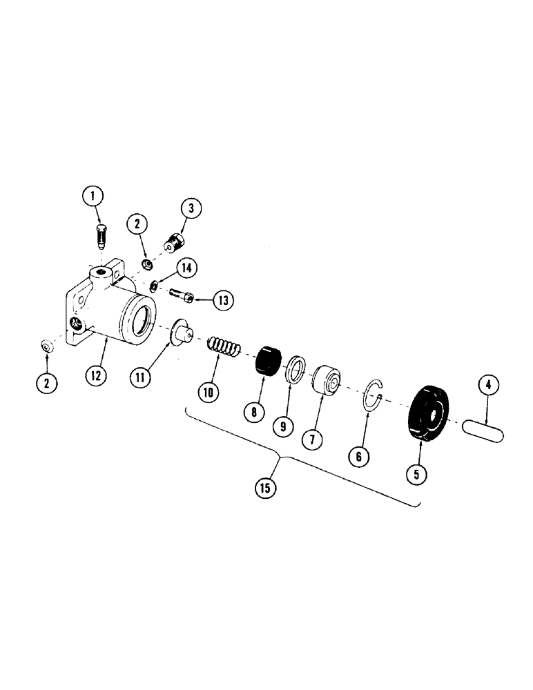 Схема запчастей Case 35 - (020) - TRACK BRAKE CYLINDER (33) - BRAKES & CONTROLS