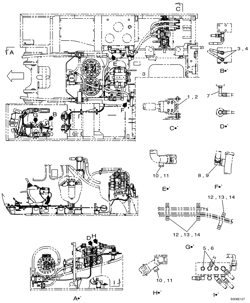 Схема запчастей Case CX800 - (08-092-00[01]) - HYDRAULIC CIRCUIT - PLUG, BLANK-OFF (3-WAY) (08) - HYDRAULICS